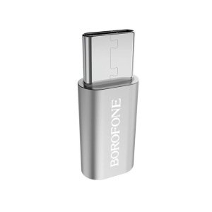 Адаптер Borofone BV4, Micro USB - USB Type-C Адаптер Borofone BV4, Micro USB - USB Type-C