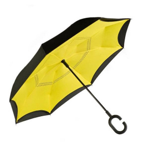 Антизонт зонт наоборот жёлтый Антизонт зонт наоборот жёлтый