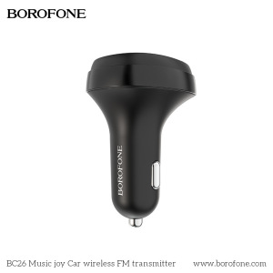 Автомобильное зарядное устройство BOROFONE BC26 Music joy 2*USB, 2.1A, черный, FM-передатчик,FM/SD Автомобильное зарядное устройство BOROFONE BC26 Music joy 2*USB, 2.1A, черный, FM-передатчик,FM/SD