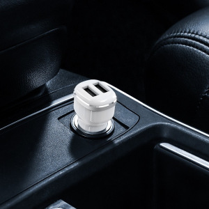 Автомобильное зарядное устройство BOROFONE BZ13 Extreme 2*USB, 2.4A, белый Автомобильное зарядное устройство BOROFONE BZ13 Extreme 2*USB, 2.4A, белый