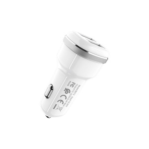 Автомобильное зарядное устройство BOROFONE BZ13 Extreme 2*USB, 2.4A, белый Автомобильное зарядное устройство BOROFONE BZ13 Extreme 2*USB, 2.4A, белый