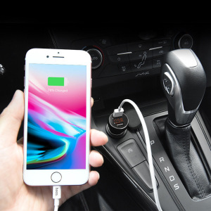 Автомобильное зарядное устройство Hoco Z22, черный Автомобильное зарядное устройство Hoco Z22, черный