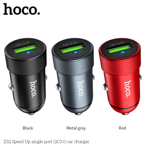 Автомобильное зарядное устройство HOCO Z32 Speed Up, 2A, черный Автомобильное зарядное устройство HOCO Z32 Speed Up, 2A, черный