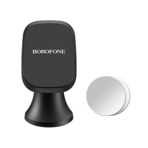 Автомобильный держатель BOROFONE BH22 Ori, магнитный, черный, на клею Автомобильный держатель BOROFONE BH22 Ori, магнитный, черный, на клею