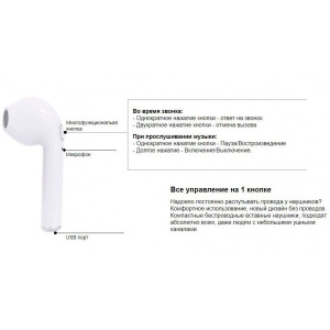 Беспроводные bluetooth наушники HBQ i7 TWS Беспроводные bluetooth наушники HBQ i7 TWS