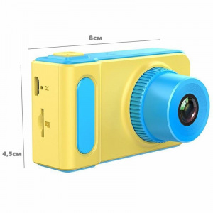 Детская цифровая камера X1 голубая Детская цифровая камера X1 голубая