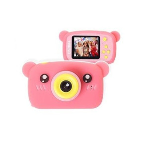 Детский цифровой фотоаппарат Zoo Kids Мишка розовый Детский цифровой фотоаппарат Zoo Kids Мишка розовый