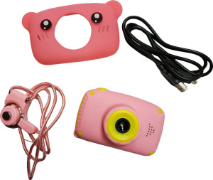 Детский цифровой фотоаппарат Zoo Kids Мишка розовый Детский цифровой фотоаппарат Zoo Kids Мишка розовый