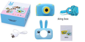 Детский цифровой фотоаппарат Zoo Kids Зайчик голубой Детский цифровой фотоаппарат Zoo Kids Зайчик голубой