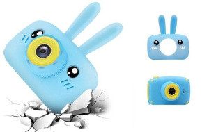 Детский цифровой фотоаппарат Zoo Kids Зайчик голубой Детский цифровой фотоаппарат Zoo Kids Зайчик голубой