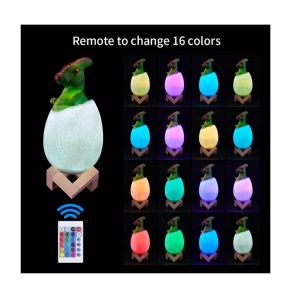 Детский ночник-светильник Динозавтр в яйце с пультом Детский ночник-светильник Динозавтр в яйце с пультом