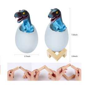 Детский ночник-светильник Динозавтр в яйце с пультом Детский ночник-светильник Динозавтр в яйце с пультом