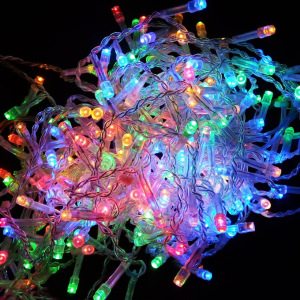 Гирлянда Лента 120 ламп LED 5 м разноцветная Гирлянда Лента 120 ламп LED 5 м разноцветная