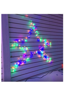 Гирлянда Лента 200 лампочек LED 9 м разноцветная Гирлянда Лента 200 лампочек LED 9 м разноцветная