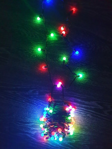 Гирлянда на ёлку ленточная Шары Ball String 10м Гирлянда на ёлку ленточная Шары Ball String 10м