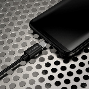 Кабель Borofone BU1 MagJet, USB - USB Type-C, 1.2 м, черный Кабель Borofone BU1 MagJet, USB - USB Type-C, 1.2 м, черный