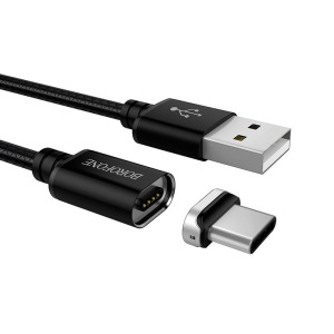 Кабель Borofone BU1 MagJet, USB - USB Type-C, 1.2 м, черный Кабель Borofone BU1 MagJet, USB - USB Type-C, 1.2 м, черный