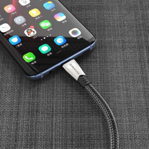 Кабель Borofone BU2 ZincJet, USB - USB Type-C, 1.2 м, черный Кабель Borofone BU2 ZincJet, USB - USB Type-C, 1.2 м, черный