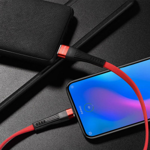 Кабель Borofone BU4, USB - USB Type-C, 1.2 м, красный Кабель Borofone BU4, USB - USB Type-C, 1.2 м, красный