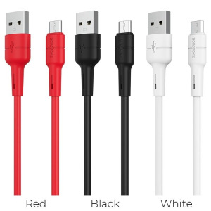 Кабель Borofone BX15 SoftJet USB - micro USB, 1 м белый Кабель Borofone BX15 SoftJet USB - micro USB, 1 м белый