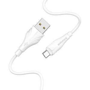 Кабель Borofone BX18 Optimal USB - micro USB, 1 м Кабель Borofone BX18 Optimal USB - micro USB, 1 м