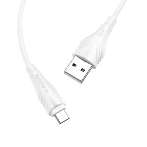 Кабель Borofone BX18 Optimal USB - micro USB, 1 м Кабель Borofone BX18 Optimal USB - micro USB, 1 м