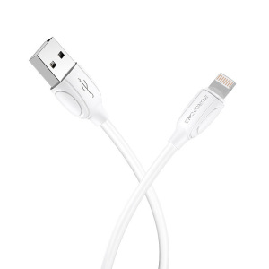Кабель Borofone BX19, lightning, 1 м, белый Кабель Borofone BX19, lightning, 1 м, белый