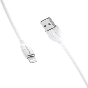 Кабель Borofone BX19, lightning, 1 м, белый Кабель Borofone BX19, lightning, 1 м, белый