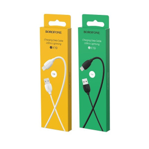Кабель Borofone BX19, lightning, 1 м, белый Кабель Borofone BX19, lightning, 1 м, белый