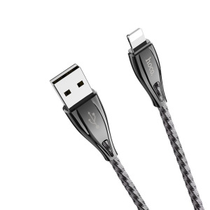 Кабель Hoco U56, lightning, 1.2 м, серый Кабель Hoco U56, lightning, 1.2 м, серый