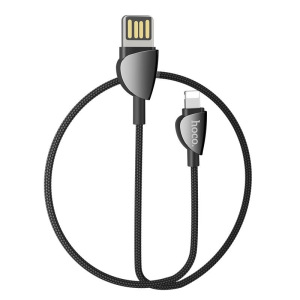 Кабель Hoco U62, lightning, 1.2 м, черный Кабель Hoco U62, lightning, 1.2 м, черный