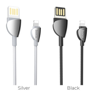Кабель Hoco U62, lightning, 1.2 м, черный Кабель Hoco U62, lightning, 1.2 м, черный