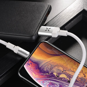 Кабель Hoco U63, lightning, 1.2 м, белый Кабель Hoco U63, lightning, 1.2 м, белый