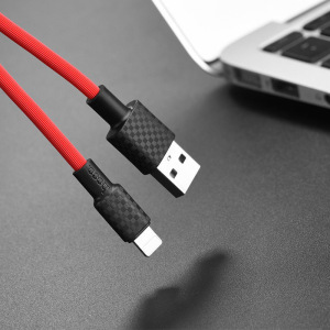 Кабель Hoco X29, lightning, 1 м, красный Кабель Hoco X29, lightning, 1 м, красный
