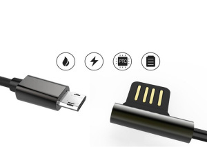 Кабель Remax RC-054m USB - micro USB, золотой Кабель Remax RC-054m USB - micro USB, золотой