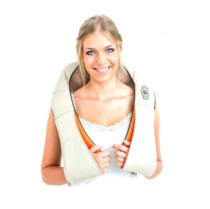 Массажер Massager of Neck Kneading для плеч, шеи, спины с ИК-подогревом Массажер Massager of Neck Kneading для плеч, шеи, спины с ИК-подогревом