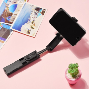 Монопод для селфи Borofone BY4, Bluetooth, черный Монопод для селфи Borofone BY4, Bluetooth, черный