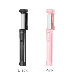 Монопод для селфи Hoco K10A, Bluetooth, черный Монопод для селфи Hoco K10A, Bluetooth, черный