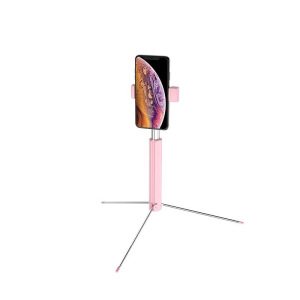 Монопод для селфи Hoco K10B, Bluetooth, розовый Монопод для селфи Hoco K10B, Bluetooth, розовый