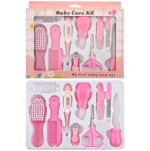 Набор для ухода за ребёнком Baby Care Kit 10 предметов розовый Набор для ухода за ребёнком Baby Care Kit 10 предметов розовый