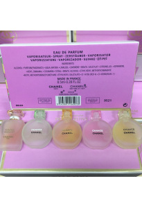 Набор духов CHANCE Chanel Chance 5 штук по 8,5 мл Набор духов CHANCE Chanel Chance 5 штук по 8,5 мл