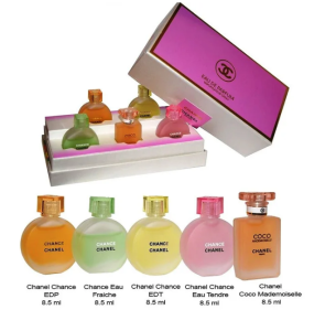 Набор духов CHANCE Chanel Chance 5 штук по 8,5 мл Набор духов CHANCE Chanel Chance 5 штук по 8,5 мл