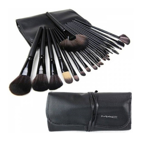 Набор из 24 косметических кистей в сумке Набор из 24 косметических кистей в сумке