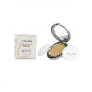 Осветляющая пудра со сменным блоком Collagen Whitening Moisture Two Way Cake SPF30 Осветляющая пудра со сменным блоком Collagen Whitening Moisture Two Way Cake SPF30