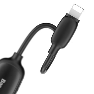 Переходник Baseus 3-в-1 L51 CALL51-01, Apple Lightning - mini jack 3.5 mm Переходник Baseus 3-в-1 L51 CALL51-01, Apple Lightning - mini jack 3.5 mm