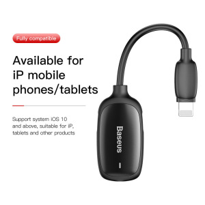 Переходник Baseus 3-в-1 L51 CALL51-01, Apple Lightning - mini jack 3.5 mm Переходник Baseus 3-в-1 L51 CALL51-01, Apple Lightning - mini jack 3.5 mm
