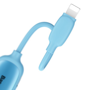 Переходник Baseus 3-в-1 L51 CALL51-03, Apple Lightning - mini jack 3.5 mm Переходник Baseus 3-в-1 L51 CALL51-03, Apple Lightning - mini jack 3.5 mm