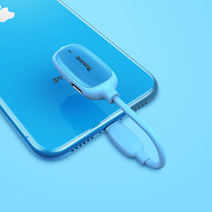 Переходник Baseus 3-в-1 L51 CALL51-03, Apple Lightning - mini jack 3.5 mm Переходник Baseus 3-в-1 L51 CALL51-03, Apple Lightning - mini jack 3.5 mm