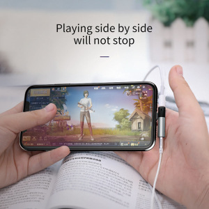 Переходник Baseus L43 CALL43-S1, Apple Lightning - mini jack 3.5 mm Переходник Baseus L43 CALL43-S1, Apple Lightning - mini jack 3.5 mm