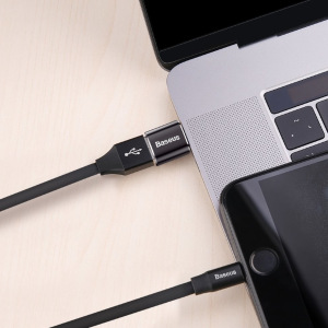 Переходник Baseus USB CATOTG-01, USB-A - USB Type-C Переходник Baseus USB CATOTG-01, USB-A - USB Type-C